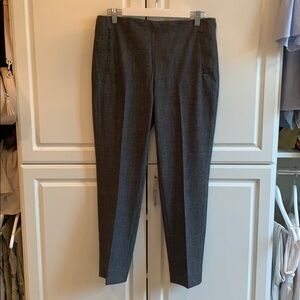 Banana Republic Side Zip Slim Ankle Lightweight Houndstooth Pants Size 8